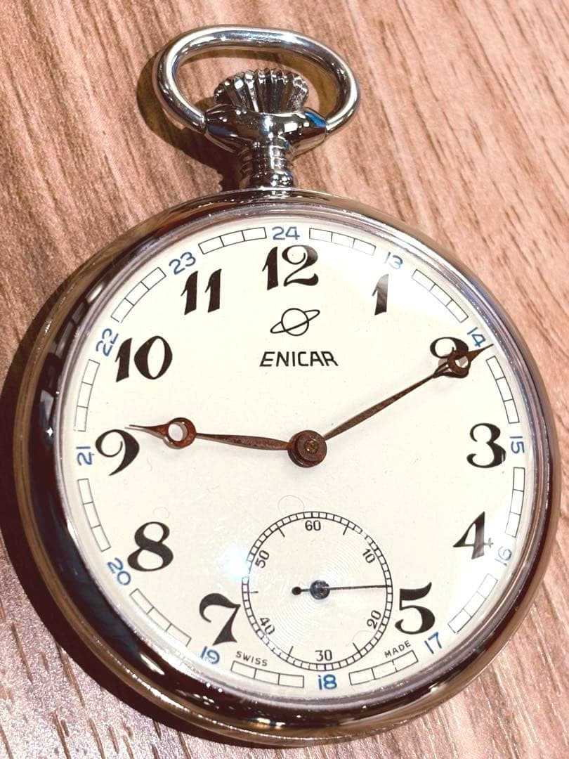 ENICAR エニカ 懐中時計 オリジナルボックス付き