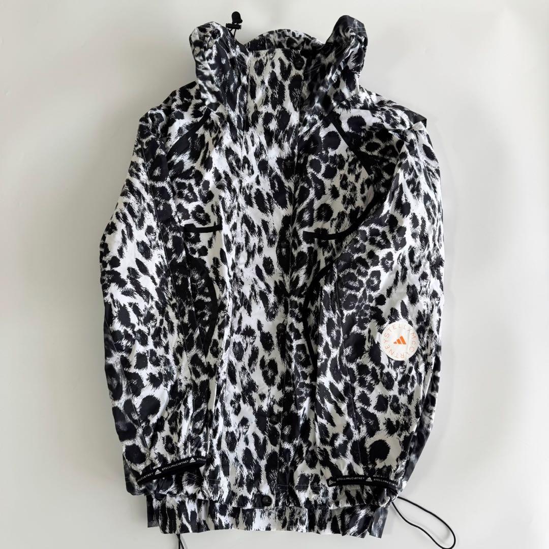 アディダス ステラマッカートニー トレーニングウェア ランジャケット レオパード