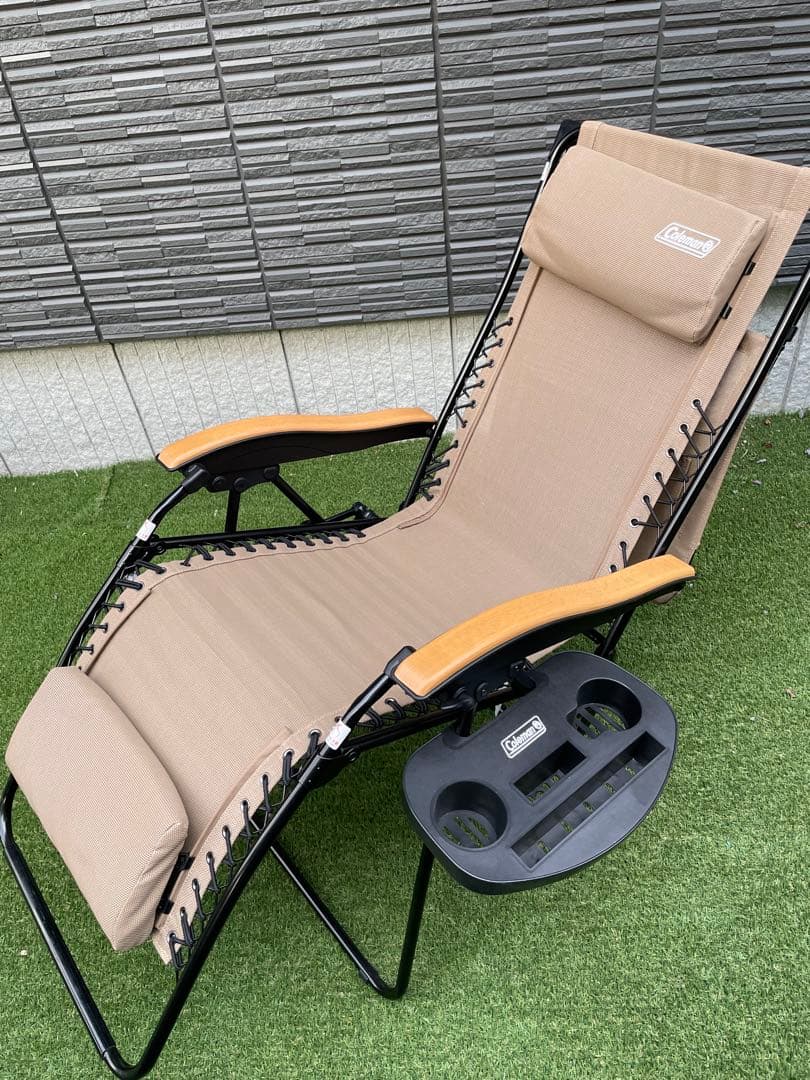 Coleman ベージュ リクライニングチェア