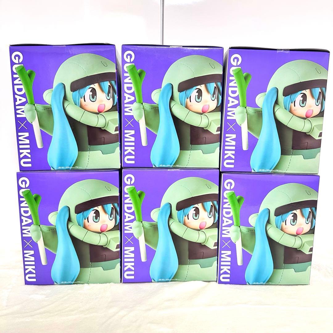 ガンダム45周年×初音ミク フィギュア ザクぐるみ 初音ミクVer.　６個セット