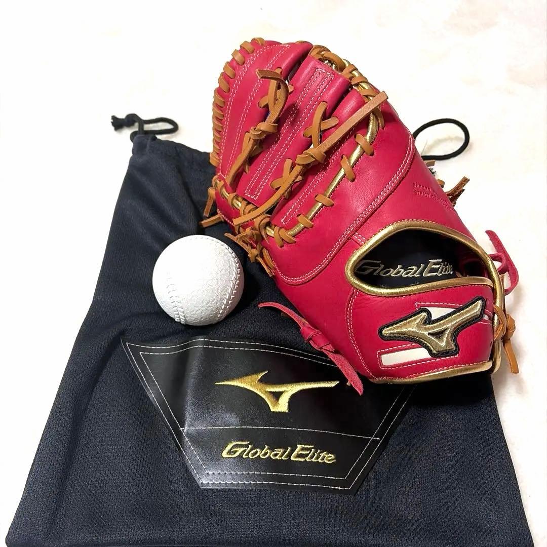 定価税込34100円！ミズノグローバルエリート　軟式ファーストミット　新品未使用