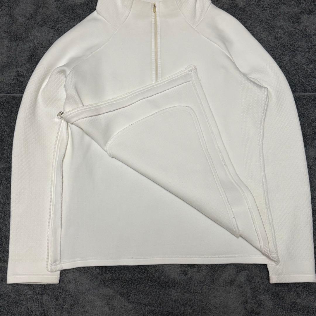 マークアンドロナ パーカー ハーフジップニットセーター 3Dロゴ 46 M