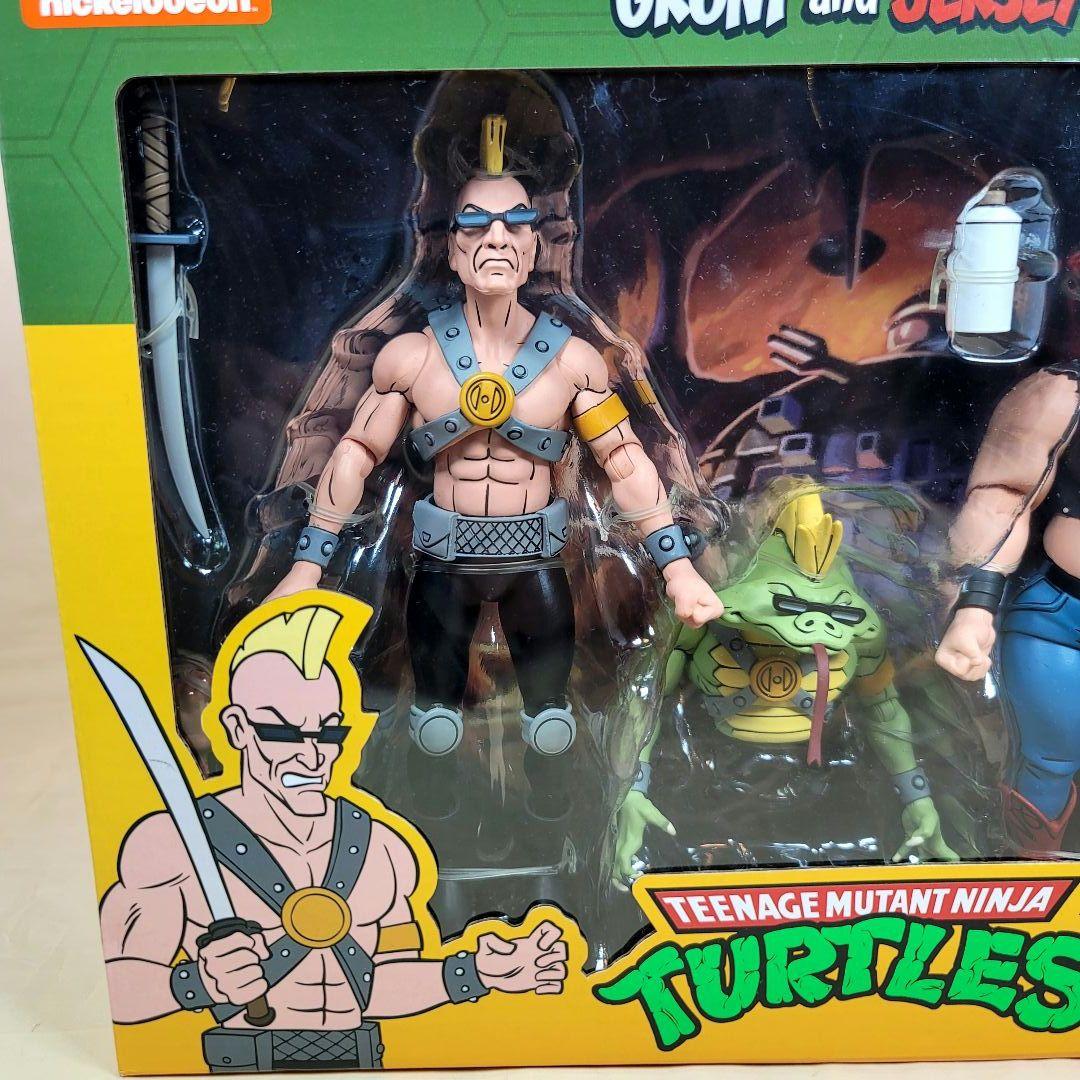 【NECA】新品 正規品 TMNT グラント＆ジャージー レッド タートルズ