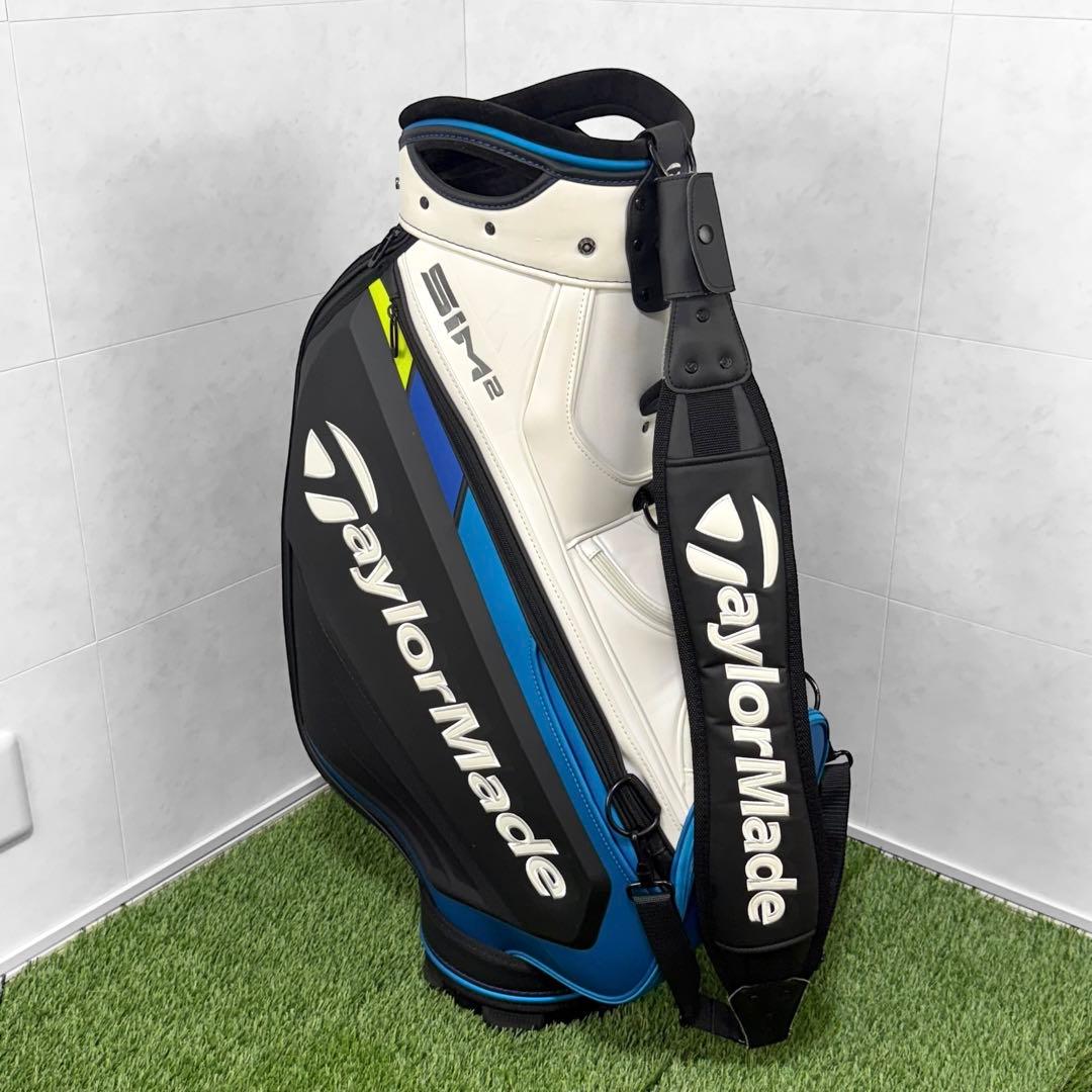 【美品】テーラーメイド SIM2 キャディバッグ ツアーモデル 3点式