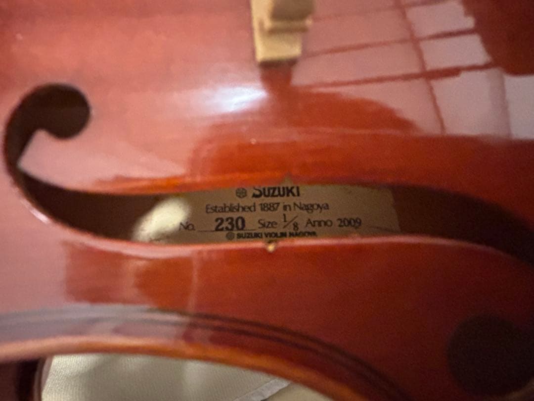 スズキバイオリン1/8&マツヤニ