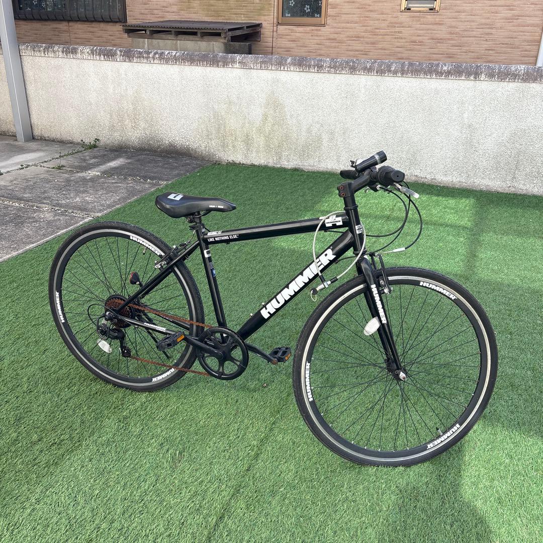 引き取り限定　福岡　HUMMER クロスバイク crb7007s-dk ブラック