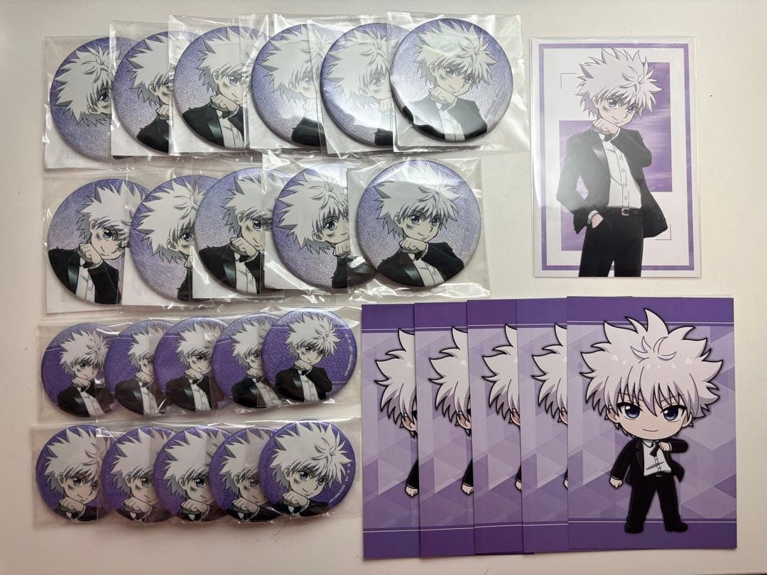 HUNTER × HUNTER アニメイトフェア 戦闘後 キルア 缶バッジ