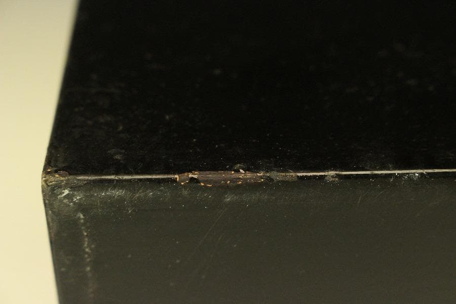 茶道具 六角 青磁 火入 煙草盆 一対 江戸末期-明治(A258)