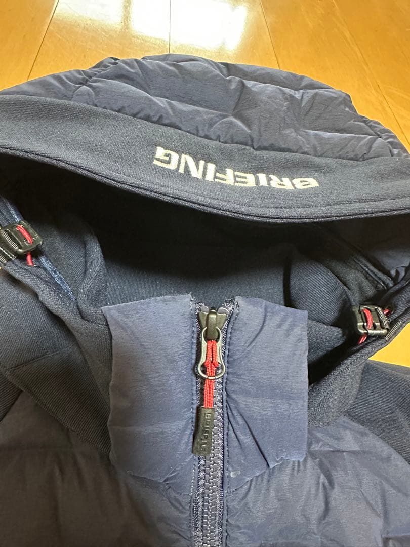 ブリーフィング　ハイブリッドダウンジャケット　ネイビー Mサイズ