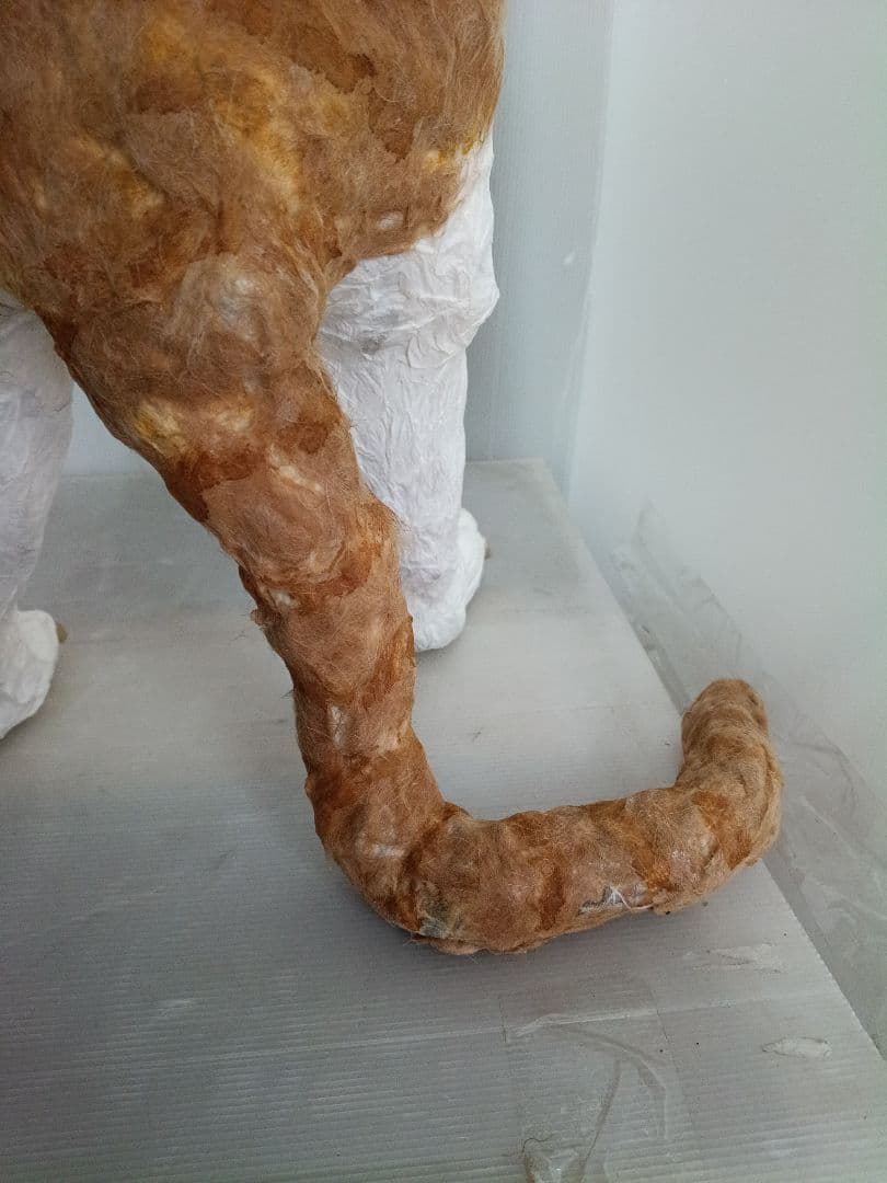 張り子作家　猫