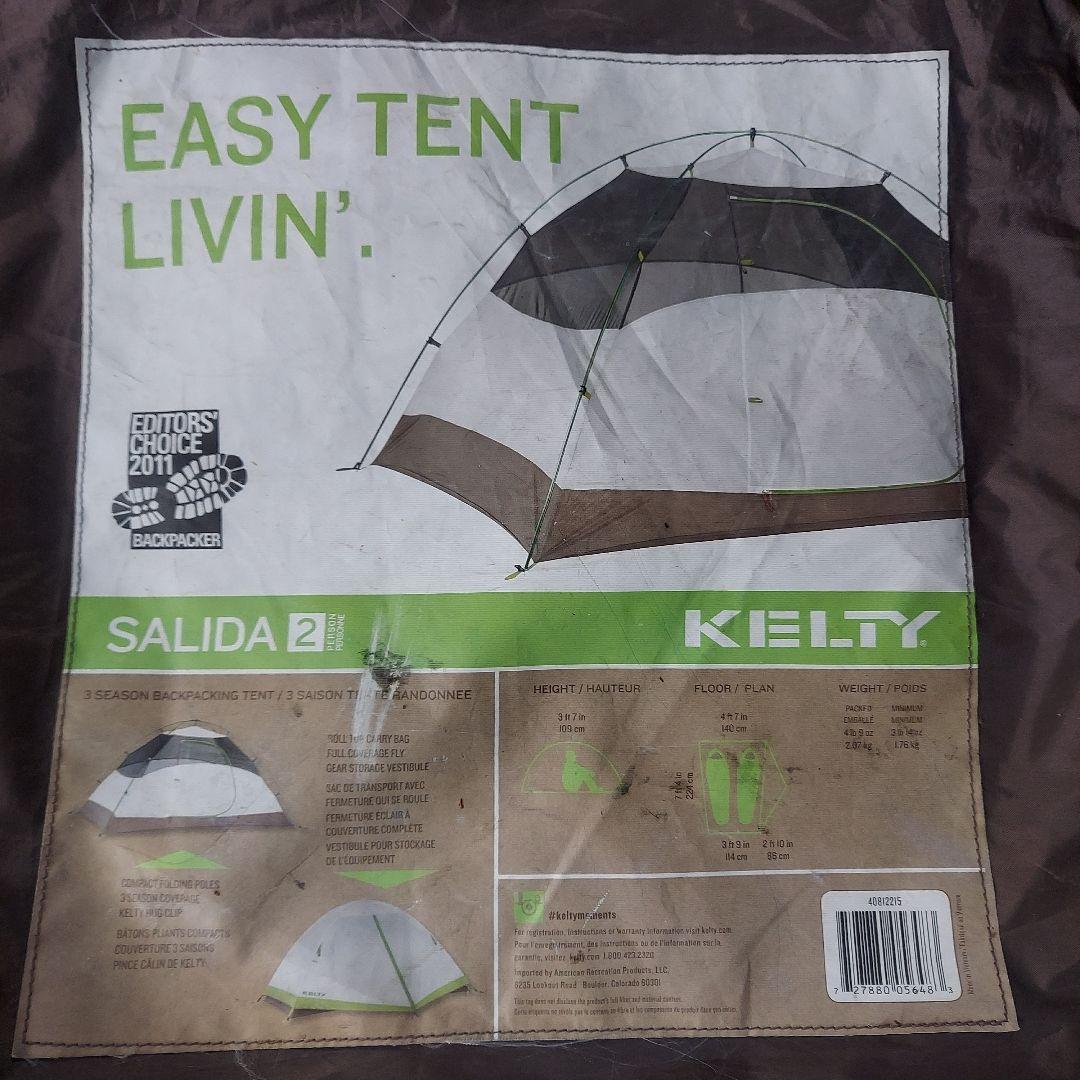 二人用テント KELTY SALIDA2 サリダ2 軽量　3シーズン