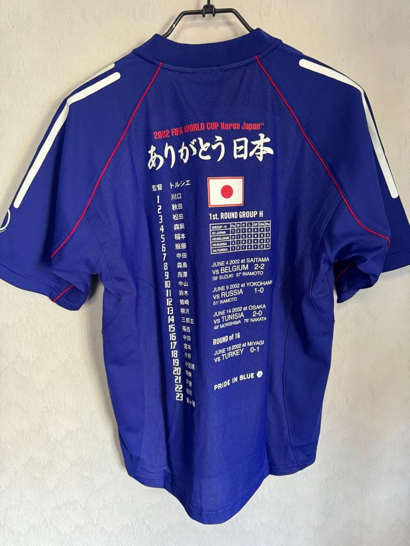 日本代表 ユニフォーム 2002 日韓W杯 記念ユニホーム M 新品タグ付き