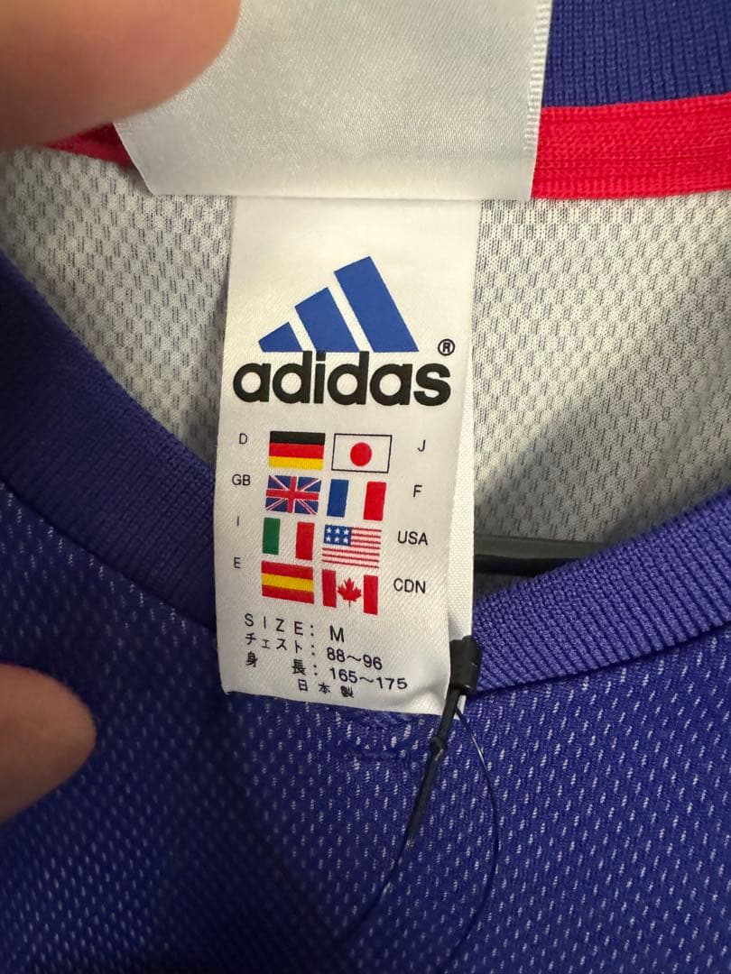 日本代表 ユニフォーム 2002 日韓W杯 記念ユニホーム M 新品タグ付き