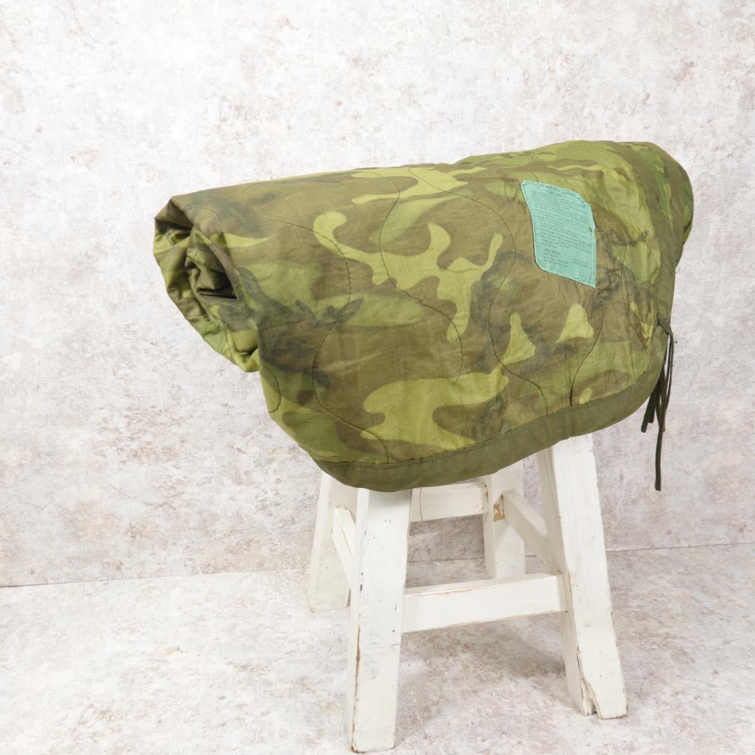 70s US Army ポンチョライナー カモフラ ヴィンテージ 実物 1