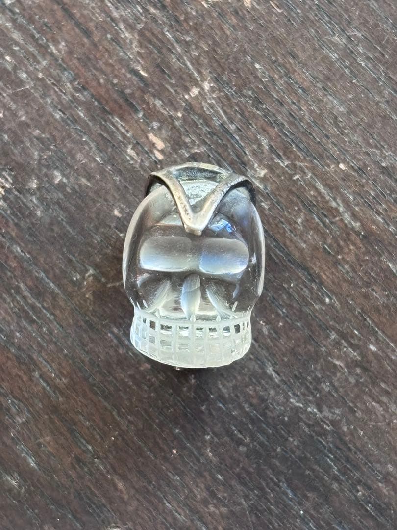 アンティーク　スカル　クリスタル