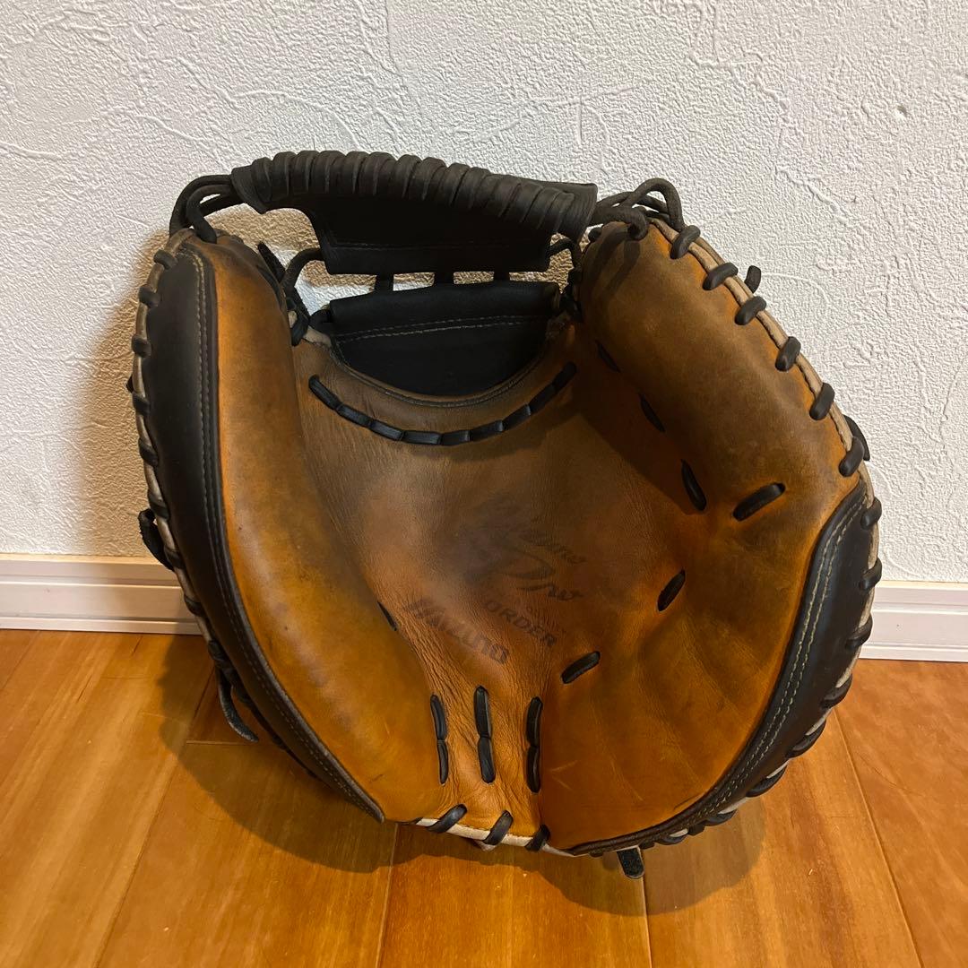 コメント下さい✨即使用可能　ミズノプロ 軟式キャッチャーミット