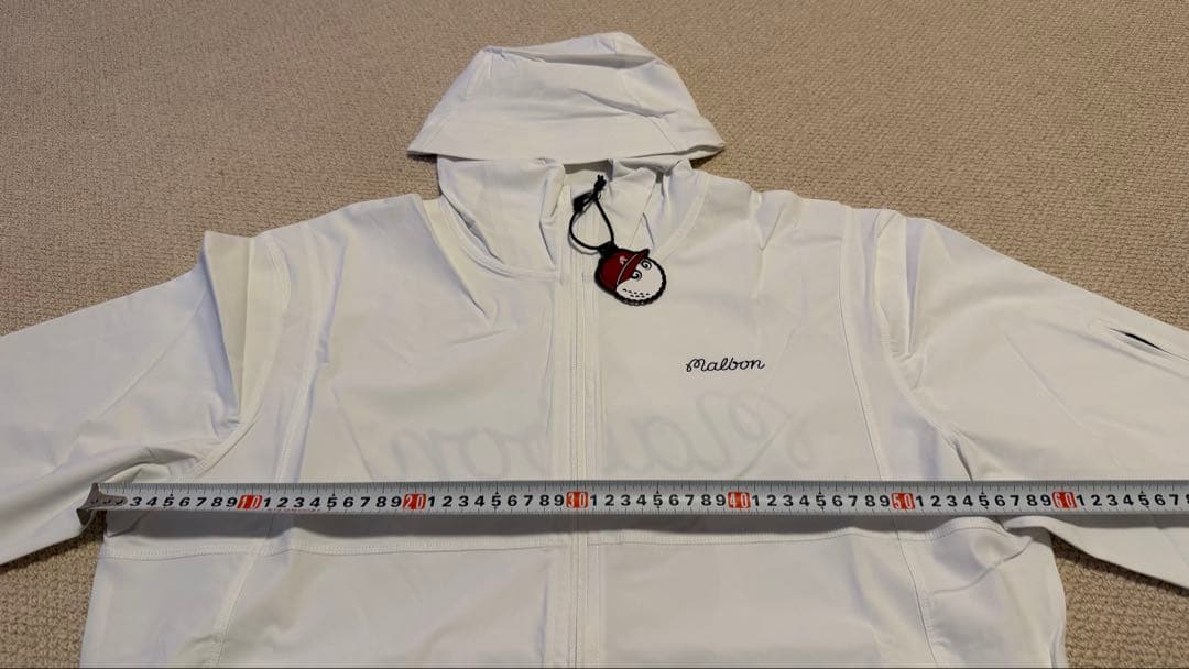 Malbon フード付きジャケット ホワイト