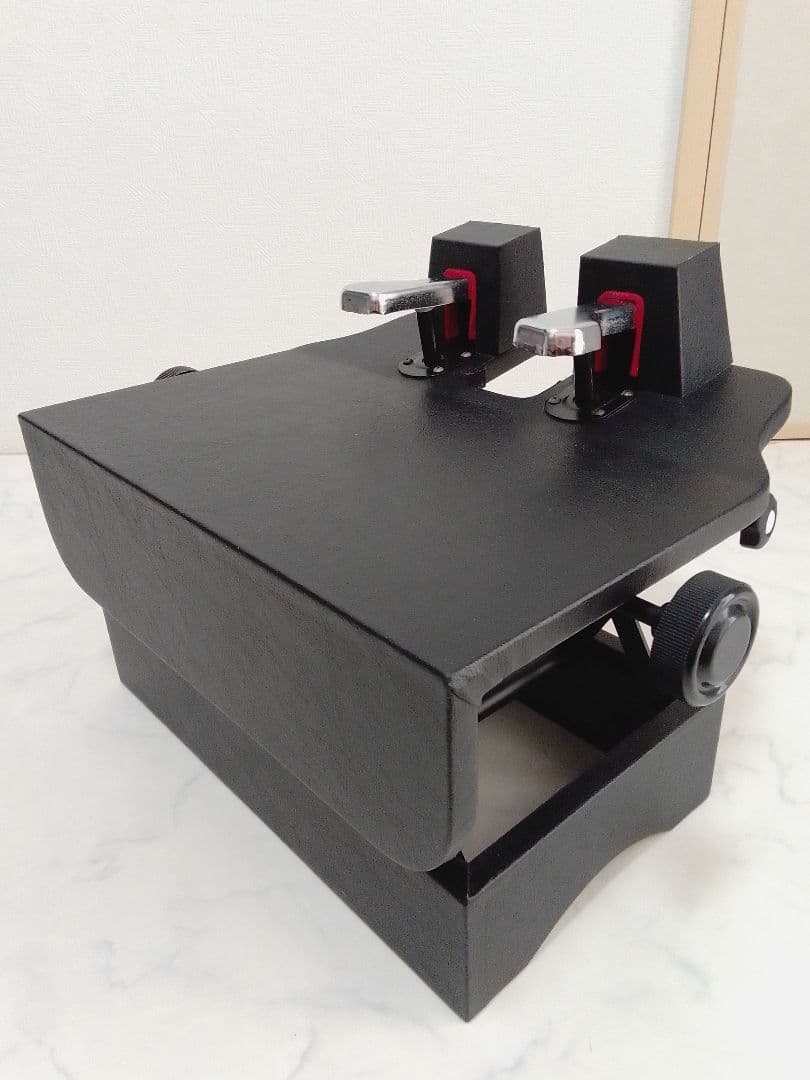 ピアノ補助ペダル イトーシン クローバー 足台 補助台 子供用 ブラック