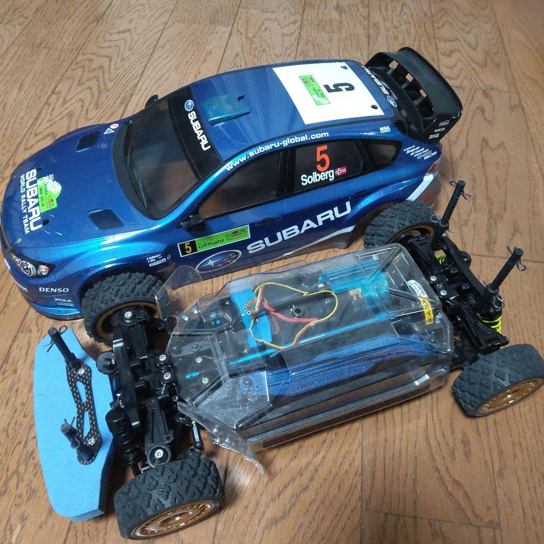 タミヤ TT-02 インプレッサ オプション装着