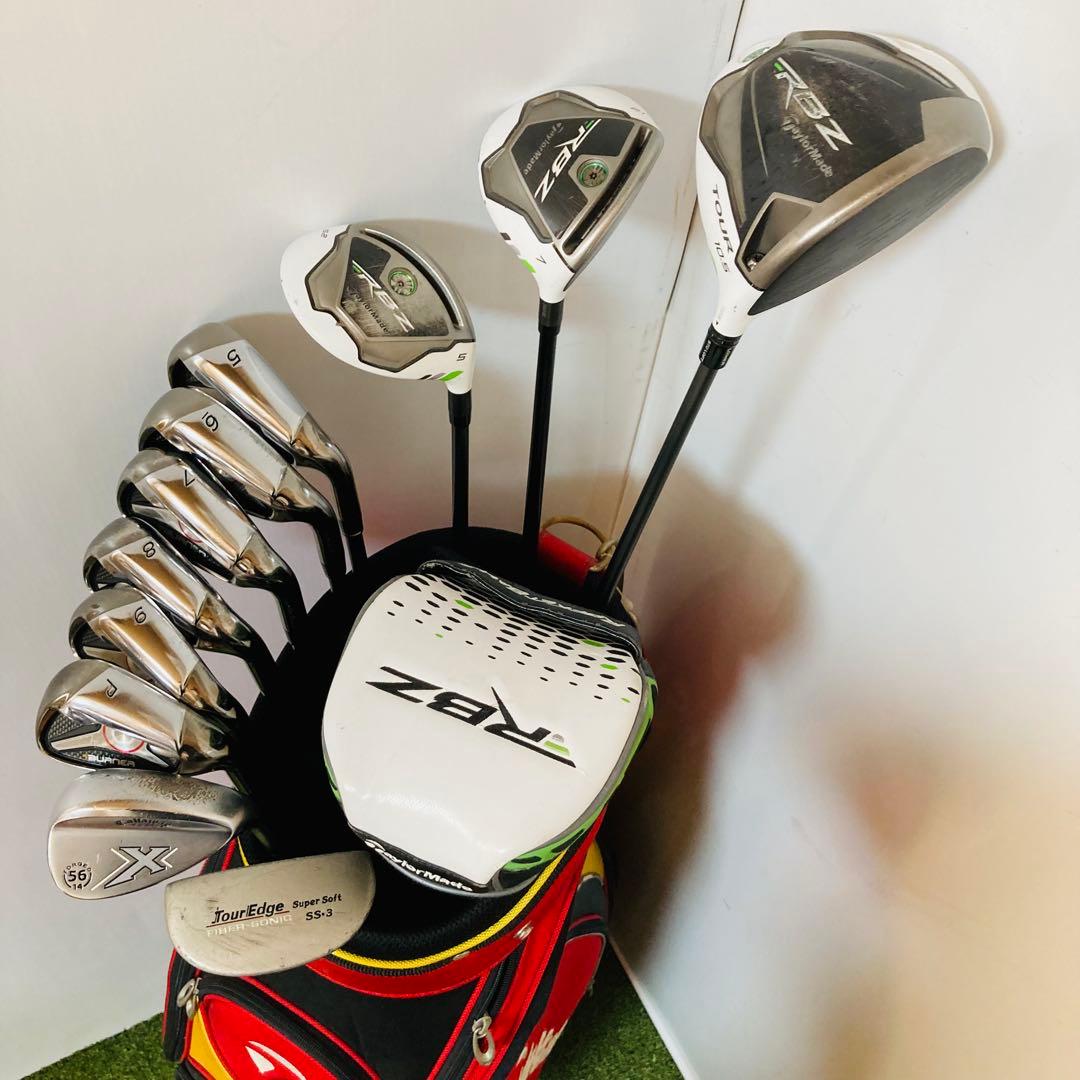ぶっ飛び 簡単 テーラーメイド RBZ ロケットボールズ メンズ ゴルフセット