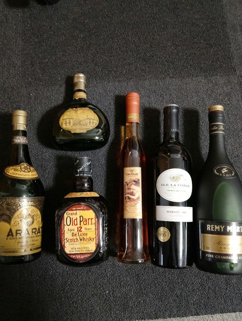 ワイン、ブランデー等6点セット