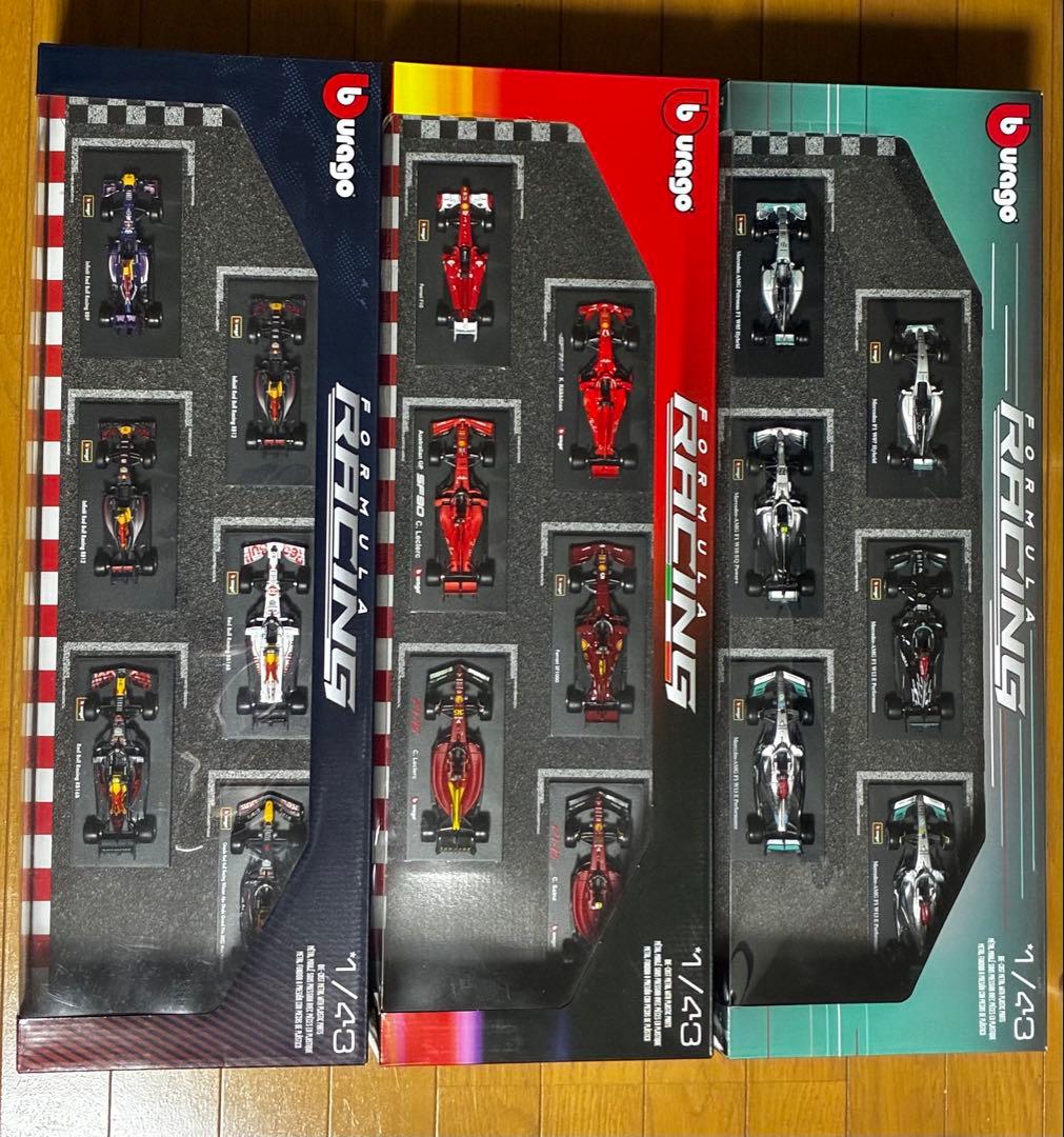 ブラーゴF1ミニカーセット 1/43スケール