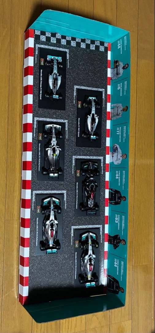 ブラーゴF1ミニカーセット 1/43スケール