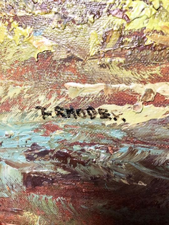 絵画　わりと大型の風景画です