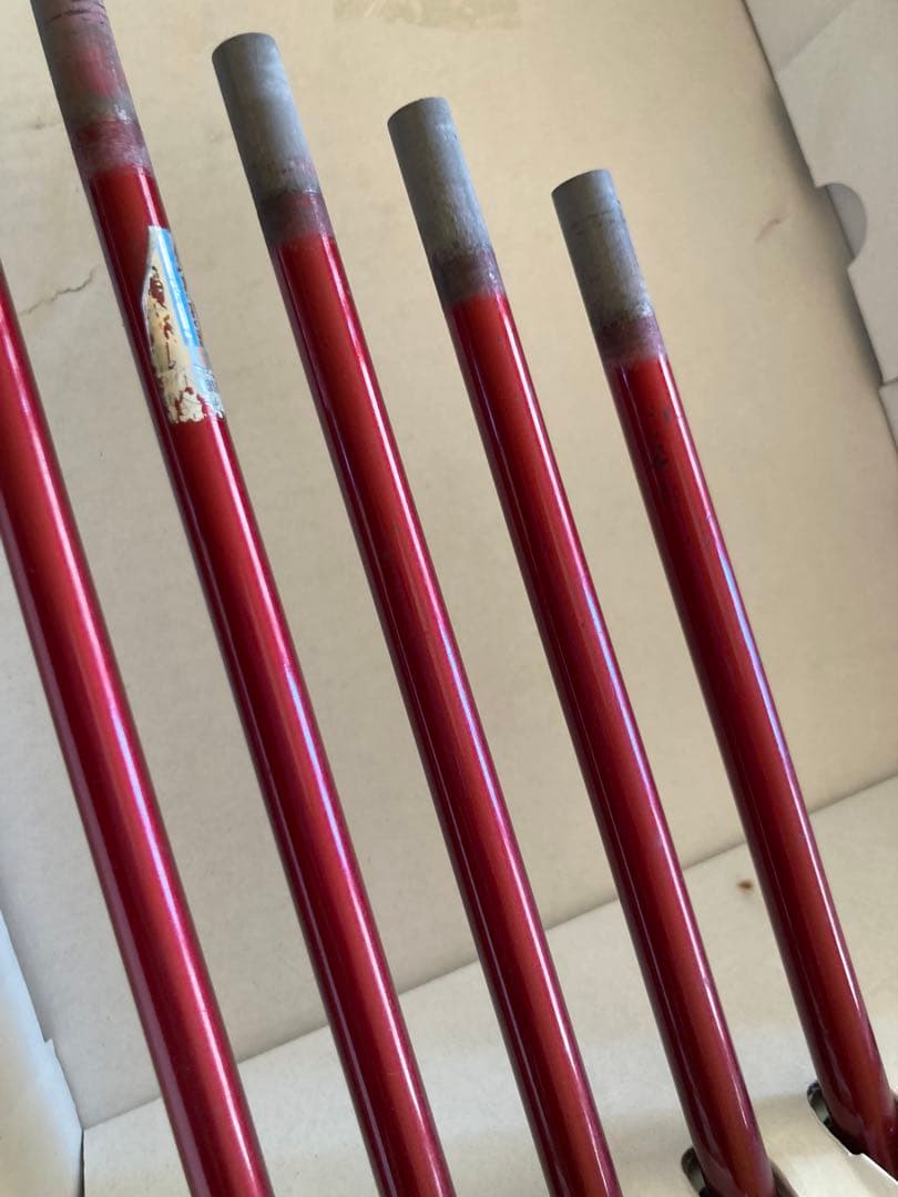 ゼクシオ11アイアンSRシャフトのみボルドー5本美品