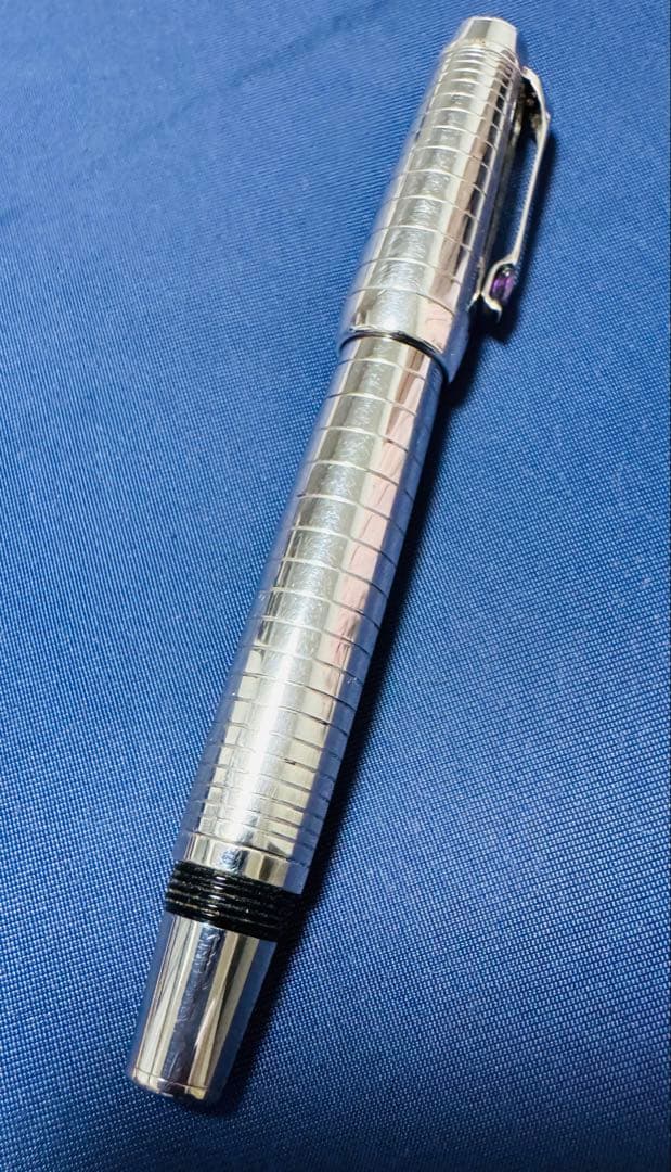 モンブラン ボエム スチール ノワール ファインライナーペン（アメジスト）