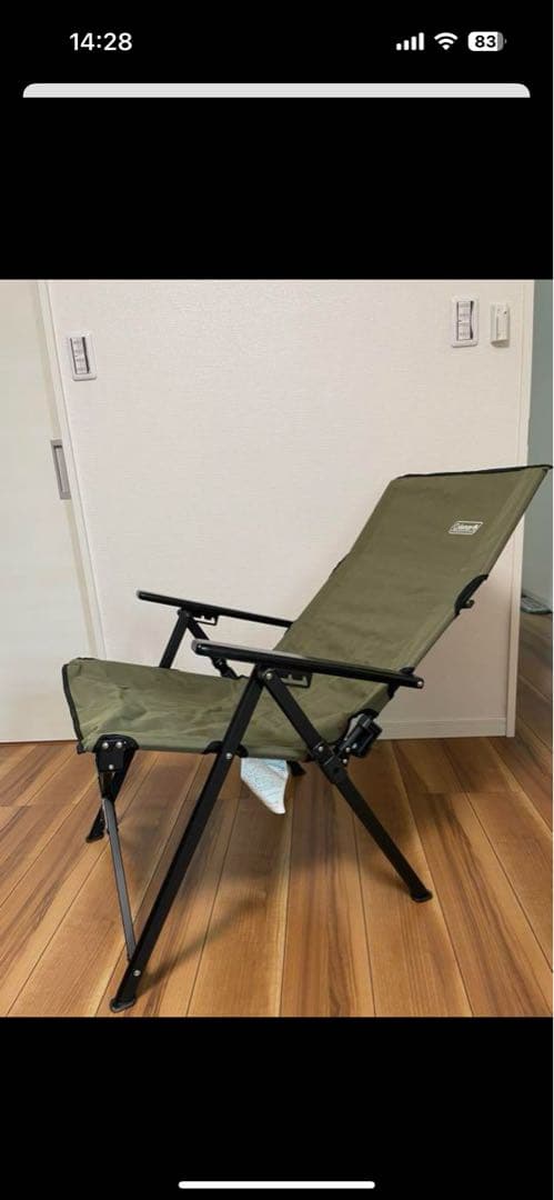Coleman 折りたたみチェア オリーブグリーン レイチェア 3脚 コールマン