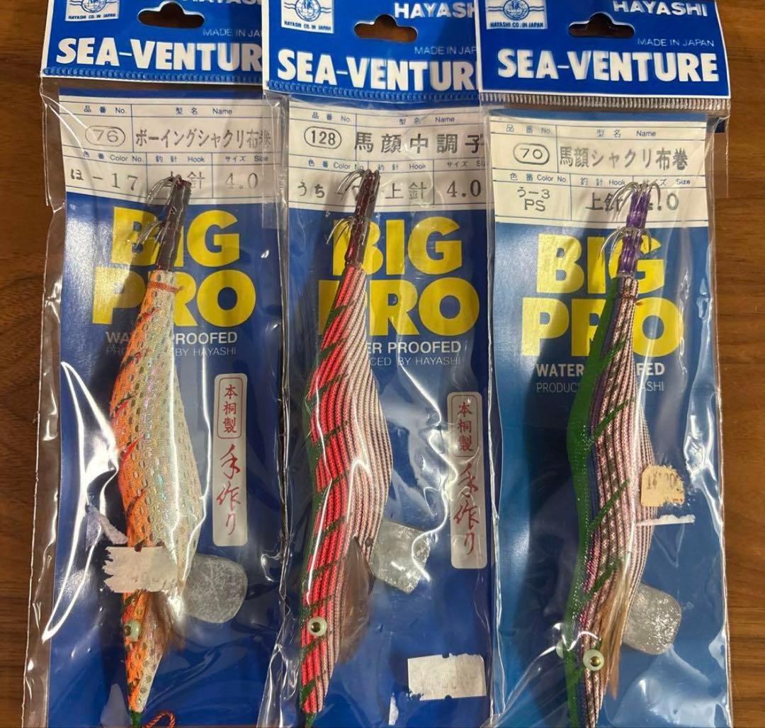 けん坊☆新品☆ハヤシ　餌木　シーベンチャー　4.0号　6個セット