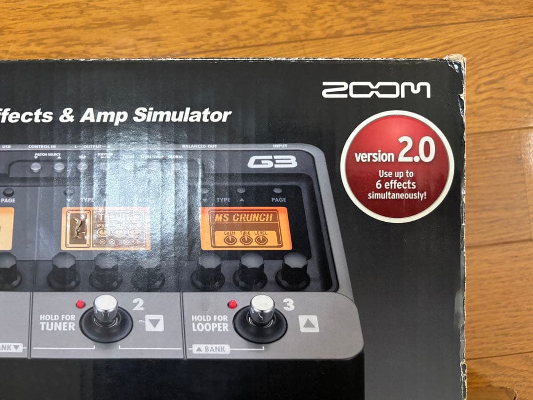 ZOOM G3 ギターエフェクト & アンプシミュレーター