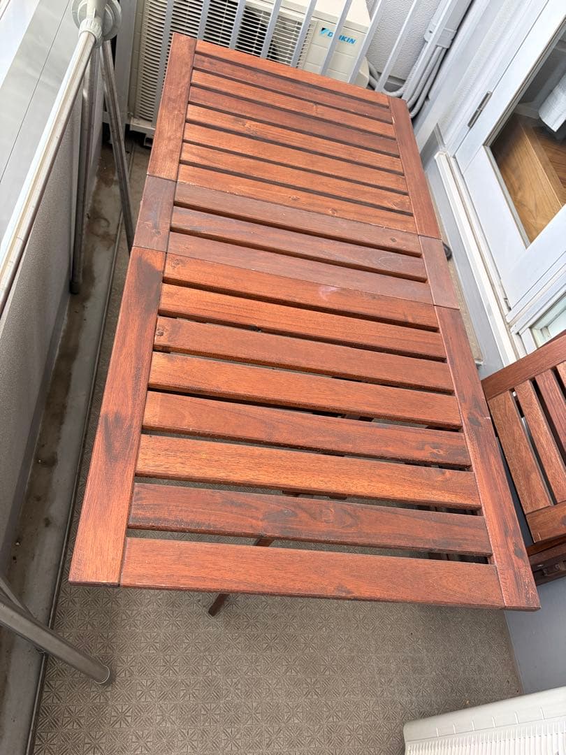 【希少廃盤品】IKEA ÄPPLARÖ エップラロー 折りたたみテーブル