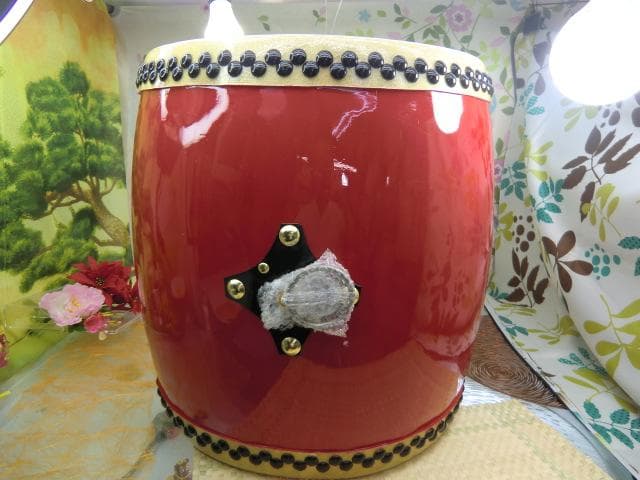 新品未使用(送料無料)19.980円　Nエイサー大太鼓30cmバチ付き