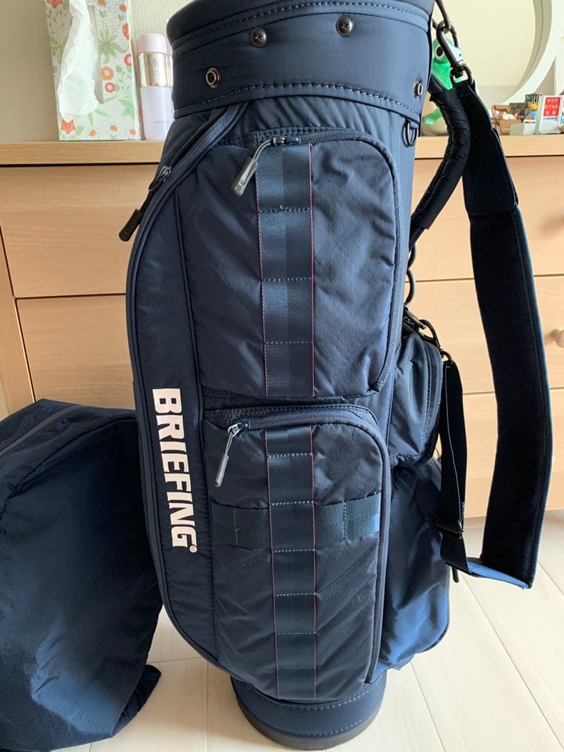 BRIEFING ネイビー キャディバッグ　CR-6 8.5型　美品