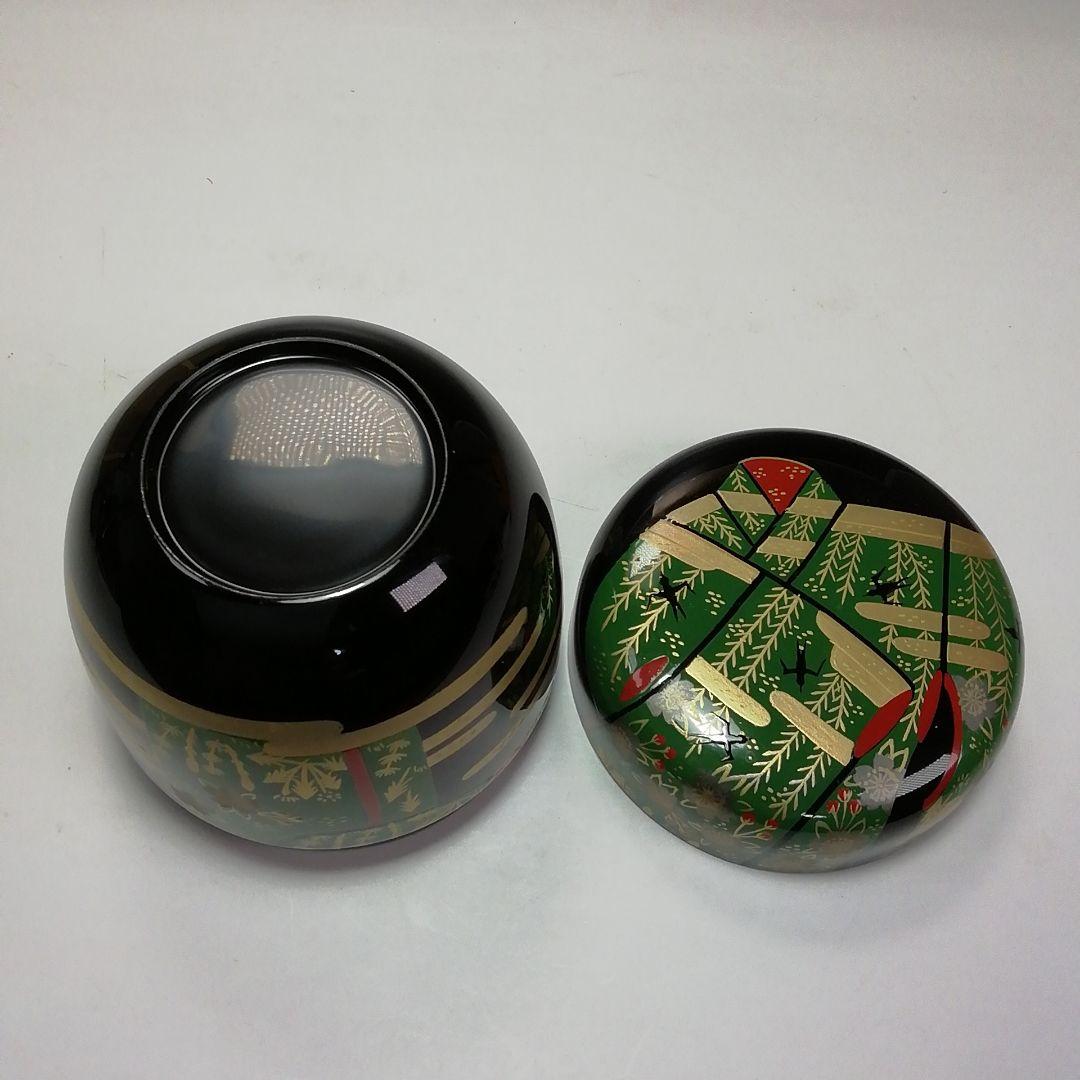 Ｓ６０５　棗　『即中斎好　誰ヶ袖蒔絵』『四季棗』『塗師　中村湖彩作』共箱　茶道具