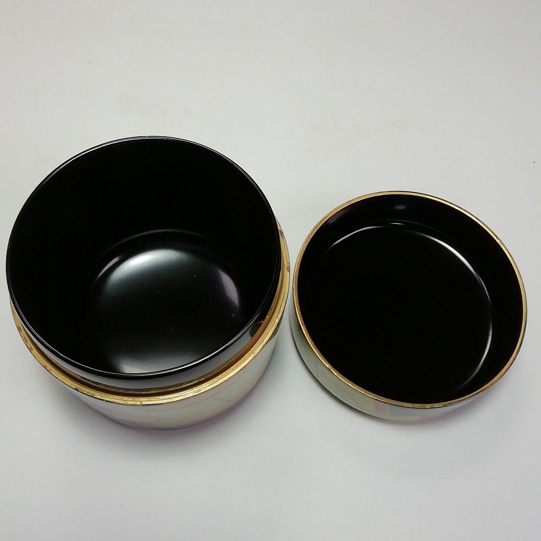 Ｓ６０５　棗　『即中斎好　誰ヶ袖蒔絵』『四季棗』『塗師　中村湖彩作』共箱　茶道具