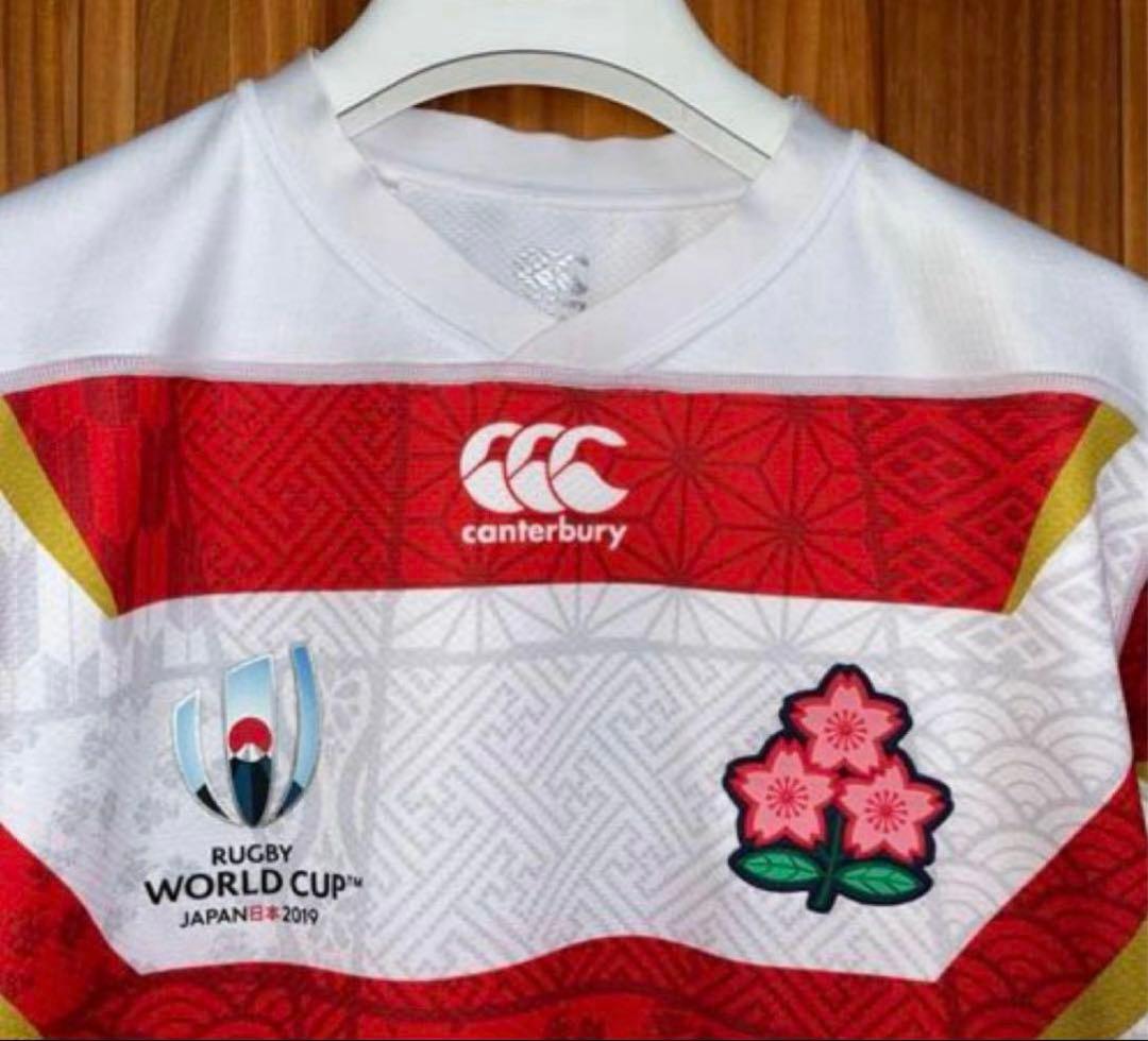 【希少】カンタベリー　ラグビーWカップ 日本代表公式　ホームジャージ　Sサイズ