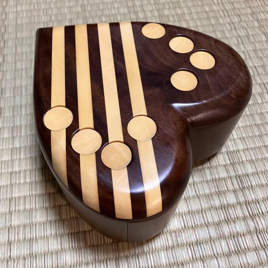 からくり箱 karakuri box 安兵衛 亀井明夫 ハート型 秘密箱 希少