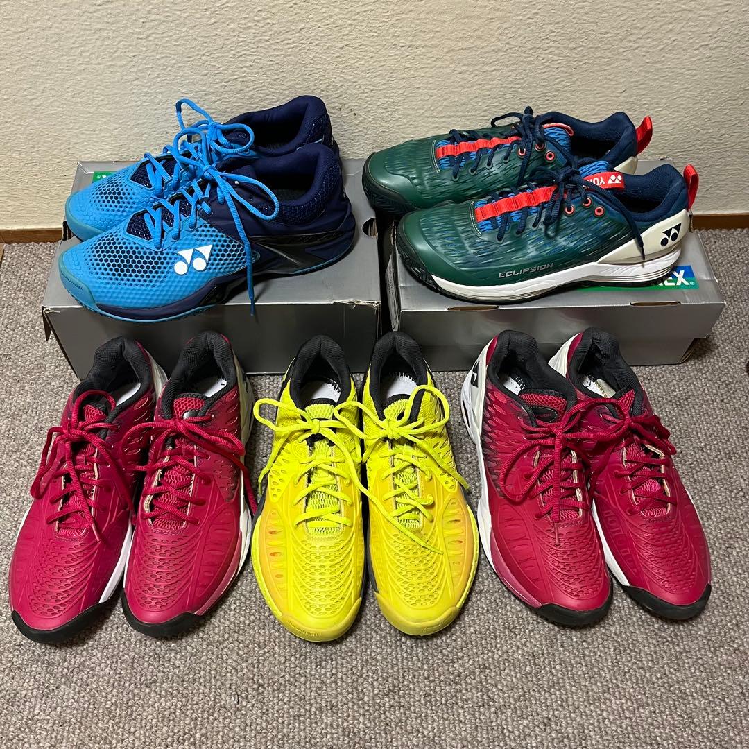 まとめ 5足 27.5 YONEX テニスシューズ メンズ ECLIPSION