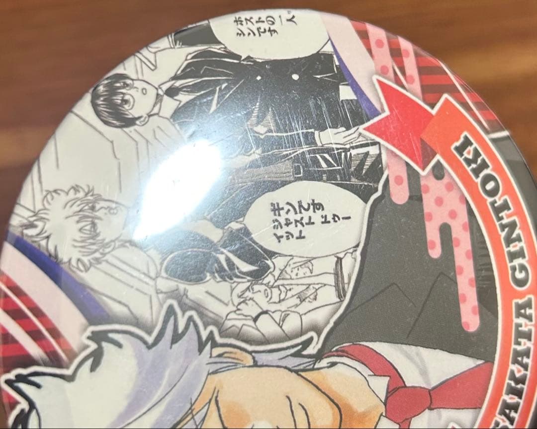 銀魂　ヒーローズ　缶バッジ　坂田銀時