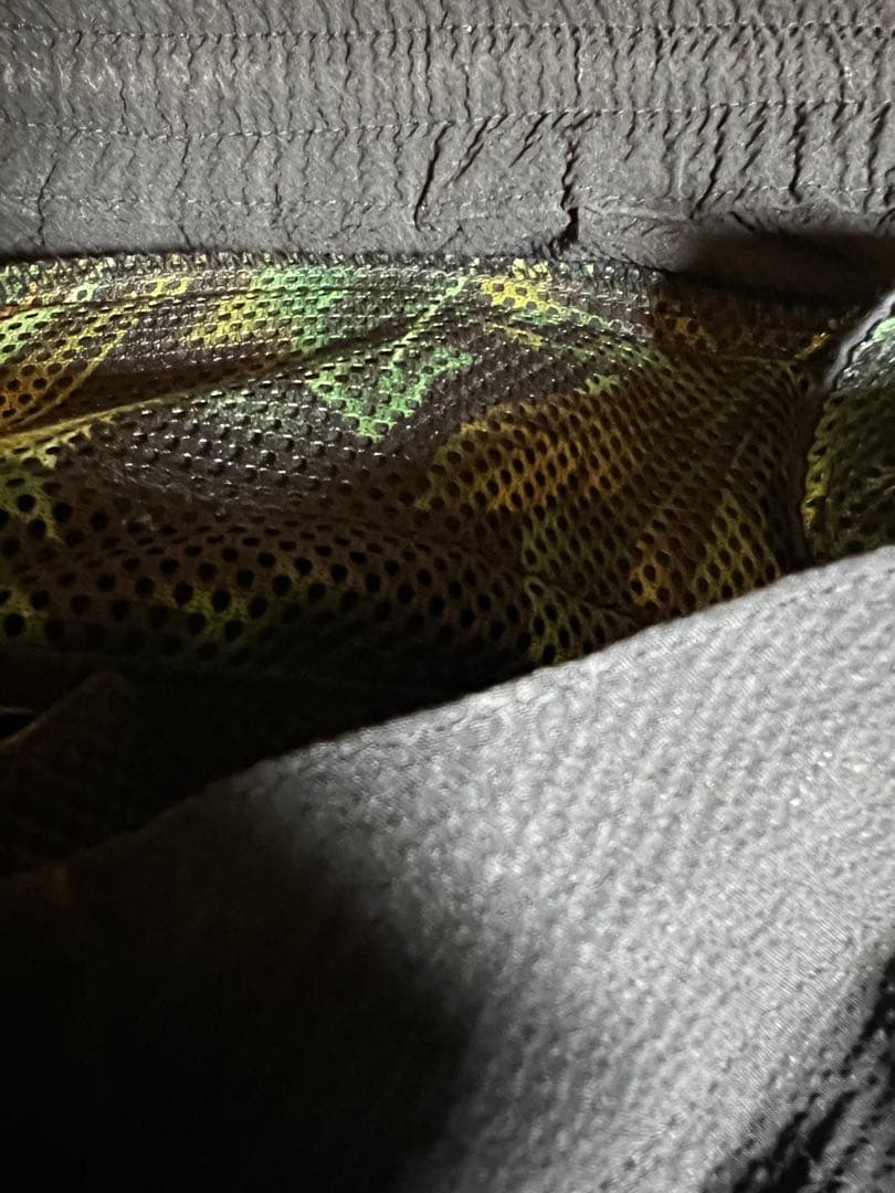 【希少52/2XL】G-stage シアサッカーパンツ 黒 蜂アイコン春夏ゴルフ