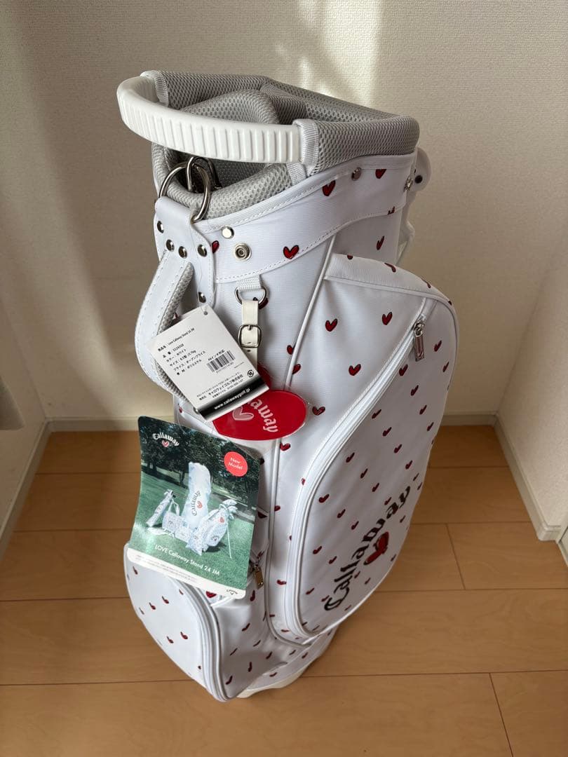 Callaway ハート柄キャディバッグ　レディース