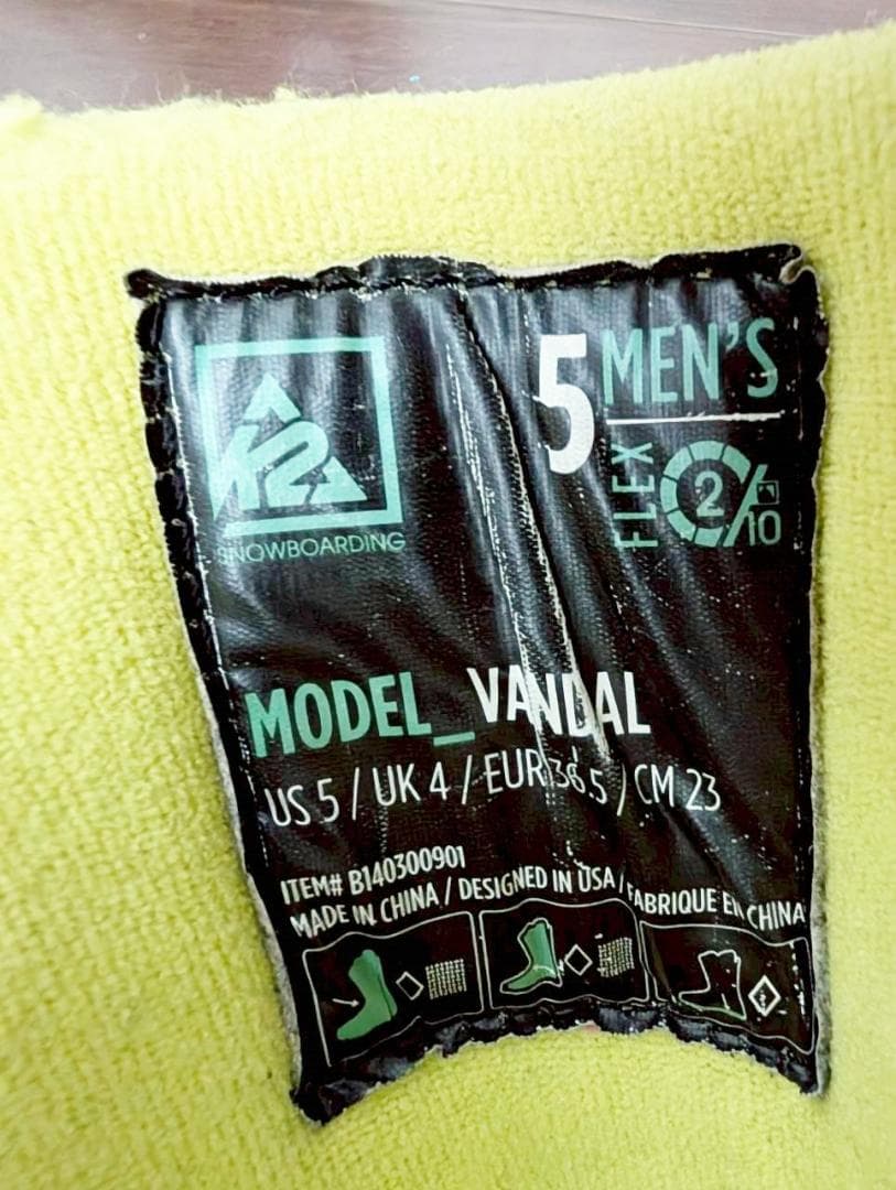 K2 スノーボード(120cm)＆ブーツ(23cm)セット♪