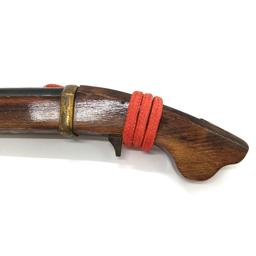 11-18-1 木製 アンティーク 火縄銃 レプリカ 模造銃 インテリア