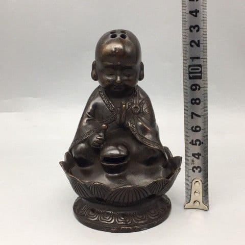 小坊主が香炉 茶道具 香道具 工芸品 美術品 置物