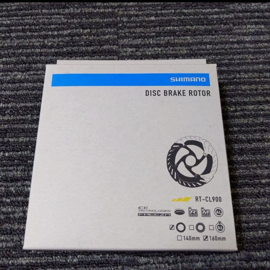 【新品２個】SHIMANO RT-CL900（140、160） ブレーキローター