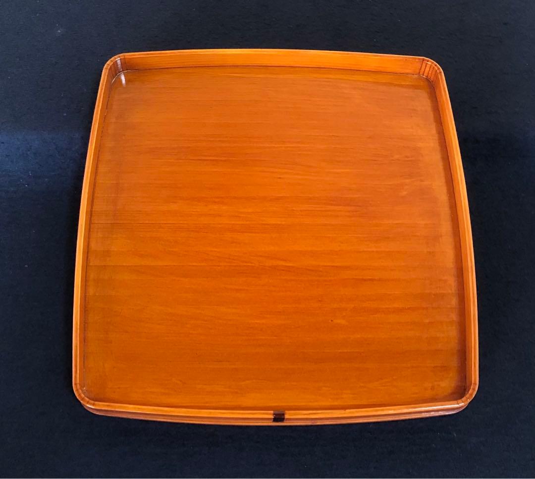 《R》飛騨春慶塗 吸物膳10客 小膳 木製漆器 木箱　260203く4