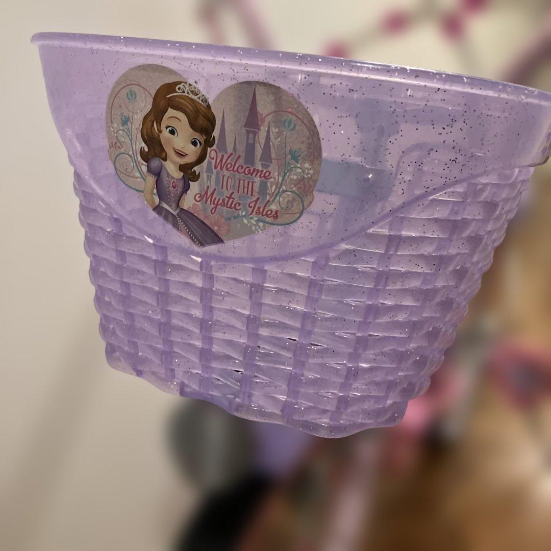 小さなプリンセスソフィア　自転車　16インチ　ピンクパープル